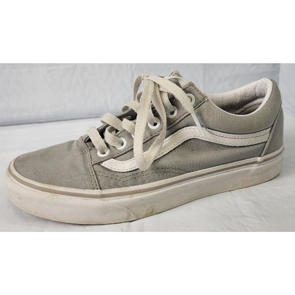 VANS Old Skool Gray and White Women's Size 6.5 Men's Size 5 - Picture 6 of 11